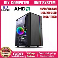 Desktop Computer CPU Computer System Unit Only AMD AMD CPU Only Office Desktop AMD A8 A6 A10