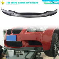 Carbon Fiber Car Front Bumper Lip Spoiler for BMW 3 Series E90 E92 E93 M3 2005-2011 Racing Front Lip