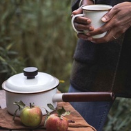 Barebones 琺瑯單柄鍋 Enamel Saucepan CKW-396 / 蛋殼白