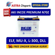 Aki Mobil Incoe Premium N70Z Elf MU-X L-300 dll INPR-N70Z