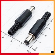 [10 Pieces]- DC5521-B DC Male Power Jack 5521 Black Solder Wire Needle 2.1mm Shop