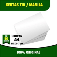 Manila A4 Tik Paper 50 Sheets Manila Card