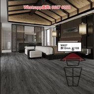 WK07  四層加厚10mm 石塑 SPC 鎖扣木紋 卡扣式環保竹炭地板 耐磨 零甲醛E0級 即鋪即住 加厚防火防水防滑 無懼寵物百厭星 直接翻新地磚舊木地板磁磚瓦仔紙皮石泥水地台都可 DIY或拉師傅