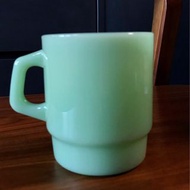 Not fire king jade color glass cup mug 綠色玻璃杯 - 100% new