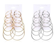 Plain titanium gipsy earrings