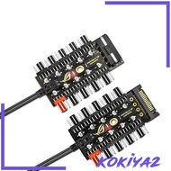 [Kokiya2] 0 pin four pin Cooler Splitter Extension Sockets 12V Power Supply, Power, PC Controller