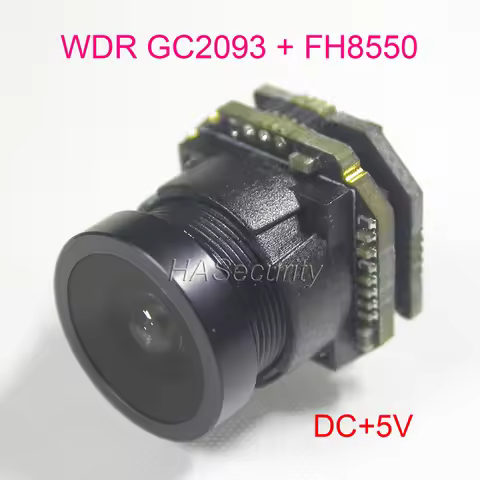 (+5V) WDR AHD 1080P 1/2.7" GalaxyCore GC2093 CMOS + FH8550 CCTV camera PCB board module +M12 Lens