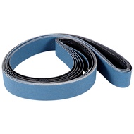 6Pcs 2 x 72 Inch 120 Grit Zirconia Sanding Belts Metal Grinding Polishing