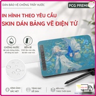 Skin stickers, printed decals for Wacom/ X-Pen Xpen/ Huion/ Gaomon/ Veikk/ Ugee electronic drawing b