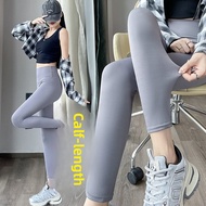 Slim Fit Sharkskin Leggings Womens Thin Summer Outdoor Wear 8-Point Small Size Barbie 9-Point Pure E