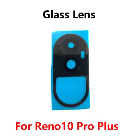 Back Camera Glass Lens Cover For OPPO Reno10 Reno 10 Pro Plus With Ahesive Sticker Replacement Parts