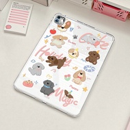 zoyu | Vỏ Bảo Vệ Mềm Mỏng Trong Suốt cho iPad Air 6 11 Inch