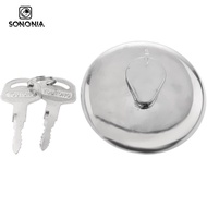 SONONIA Motorcycle Fuel Gas Oil Tank Fill Cap Cover Decal for GN125, 8 x 8 x 4cm