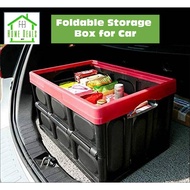 Foldable Storage Bin Stackable Container For Car Indoor Portable Bekas Simpan Barang Untuk Kereta 30