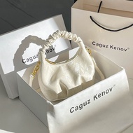 2025 Cloud Bag Pleated Small Bag Portable Messenger Bag High-End Cloud Small Bag