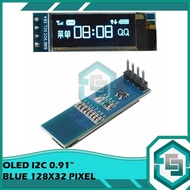 OLED DISPLAY 128X32 0.91 INCH LCD SCREEN BLUE biru