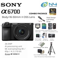Sony a6700/A6700 Mirrorless Digital Camera With Lens ( Body & 16-50mm & 18-135mm ) ( 1+1 Year Sony M