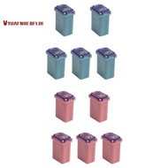 10 PCS 20Amp 30Amp Miniature Box Fuses Plastic Fuse Square Car Fuse ("Low Blow")