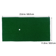 Golf Practice Mat Indoor Hitting Putting Green Turf Grass Artificial Mats Woven Nylon Rubber Backed