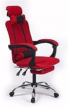 office chair Gaming Chair High Back Computer Chair Ergonomic Swivel Chair PC Office Chair Desk Chair Upholstered Work Chair Chair (Color : Red) needed Comfortable anniversary