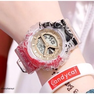 COD G-Shock Same Design Relo Electronic Watch Men Sports Waterproof Watches One Piece Luffy Ace