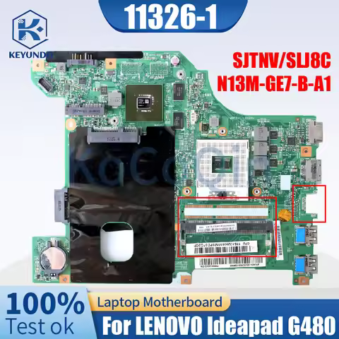 11326-1 For LENOVO Ideapad G480 Notebook Mainboard 11326-1 LG4858L SJTNV/SLJ8C N13M-GE7-B-A1 DDR3 La