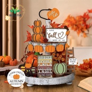Thanksgiving Pumpkin Sign Fall Decorations for Festival