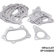 TD04 TD05 TF035 Turbo Turbine Inlet & Outlet Gasket for Subaru Impreza WRX EJ20/EJ25 Exhaust Header