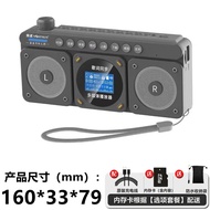 Portable Golden Correct L27 Radio with Chinese Lyrics MP3 Player Dual Speakers Bass Cannon Card Inse