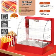 Commercial Food Warmer Display Case Multi-Functional Warmer Showcase For Hot Pastry Fried Chicken Pi