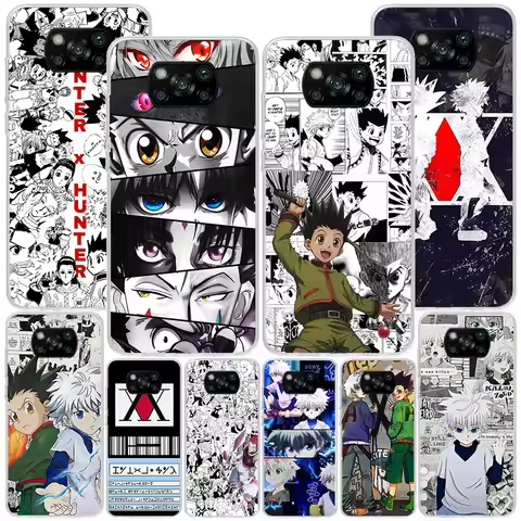 Anime Hunter X Phone Case For Xiaomi Poco X7 X6 X5 Pro F7 Ultra Redmi 15C 15 13C 13 12C 12 10 10A 10