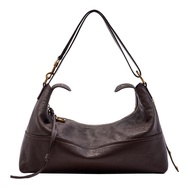 GROTTO GROTTO 25 Ark Hobo Cowhide Shoulder Bag Large Capacity Commuter Travel Leisure Handbag Bag