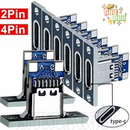 5/20Pcs USB 3.1 Type C Socket - With Screw fixing plate - Type-C 2Pin 4Pin Female Connector Jack - T