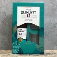 格蘭利威 - The Glenlivet 12年 雙桶 單一麥芽威士忌 700ml 連杯套裝 | 禮盒裝