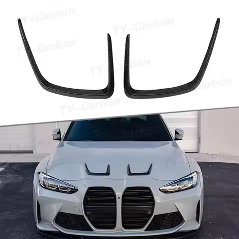 Front Hood Scoop Vent Frame Trim for BMW G80 G82 G83 M3 M4 2021-2024 Engine Bonnet Outlet Air Intake