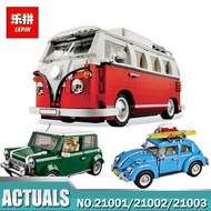 Lepin 21001 Volkswagen T1 Camper / 21003 Beetle / 21002 Cooper Building Blocks Bricks Toy Compatible