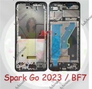 LCD Front Frame For Tecno Spark Go 2023 Pop 7 Pro BF7 BF7n BF7h BF6  Front Frame