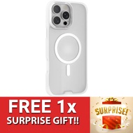 [ iPhone 16 Pro Max / 16 Pro ] Hoda ROUGH Case Military Standard - Magsafe Compatible - Clear Matte