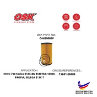 OSK OIL FILTER FOR HINO 700 Series E13C-BN FS1ETKA 13000, PROFIA, SELEGA E13C-T 15601-E0080