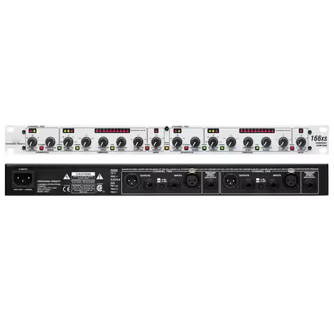 Dbx 166xs Professional Compressor Limiter High-precision Anti-whistling Dual-channel Digital Audio P