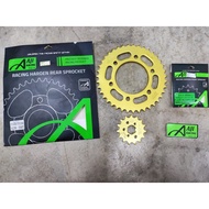 Y15 AJI RACING 428 FZ150 Y15ZR SPROCKET 37T 38T 39T 41T 42T 43T 44T 45T 46T SPOKET HEAVY DUTY 100%OR