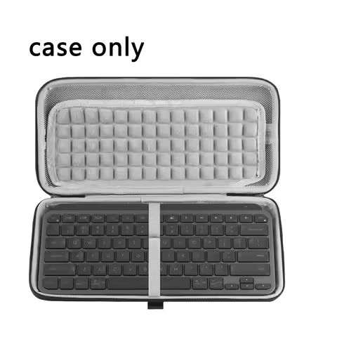 Geekria Hard Shell Keyboard Case For Logitech MX Keys Mini, Protable Waterproof Wireless Mechanical 