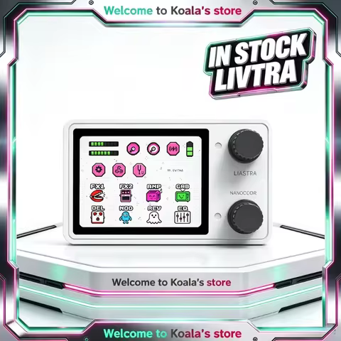 LIVTRA NANOCORE/MOSAICI Mini Multi-Effect Processor Pocket Pedal AMP AI Drums Loopback NAM Master To