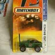 Matchbox 1972 ford bronco 55th anniversary