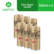 Coke Zero Sugar Vanilla 320ml - Pack of 6