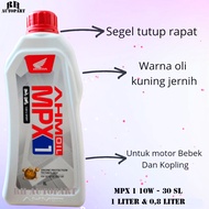 OLI MPX1 0,8 LITER OLI MESIN MPX 1 800 ML ORIGINAL, OLI MOTOR BEBEK HONDA AHM OLI MPX1 800ML OLI MPX
