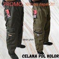 Men's Long Cargo Pants PDL Pants with 6 Pockets PLAIN RIP CARGO PANTS PDL MODEL with 6 Pockets