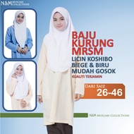 Baju Kurung MRSM Beige & Biru