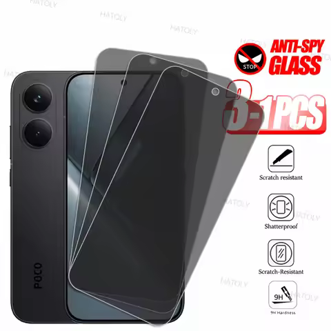 1/2/3PCS Anti-Spy Screen Protector For Xiaomi Poco X8 Pro Privacy Tempered Glass Xiaomi Poco X8 Pro 