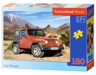 【恆泰】Castorland 波蘭進口兒童拼圖180片 汽車 018017益智玩具